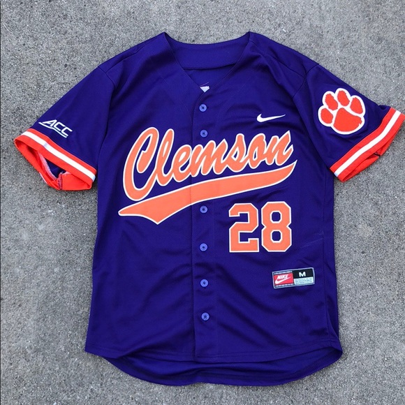 clemson baseball jersey